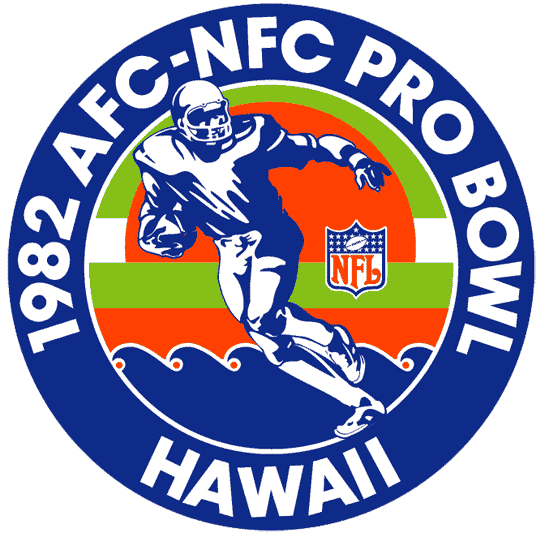 Pro Bowl 1982 Logo iron on paper